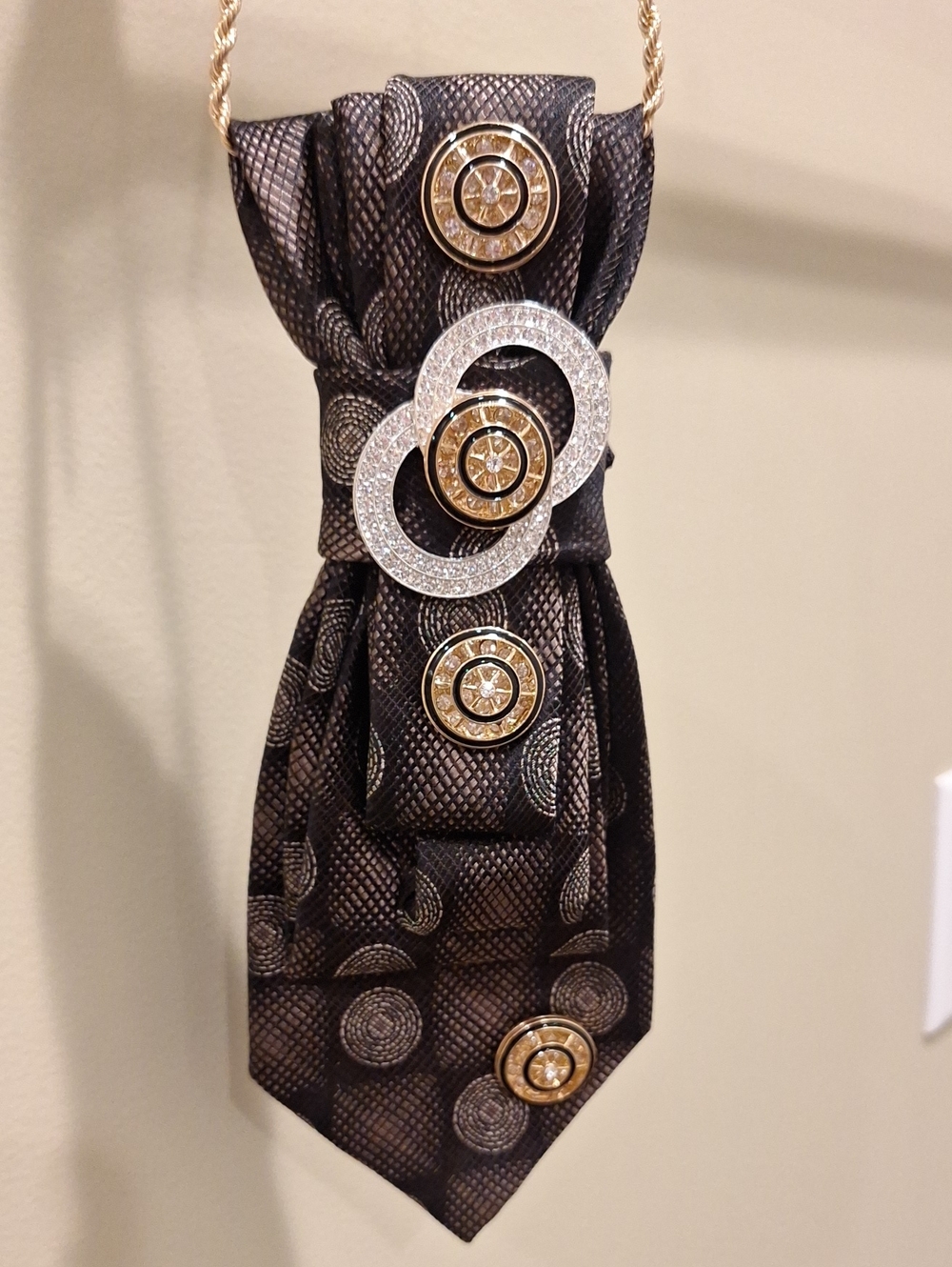 Van Heusan Upcycled Necktie Necklace